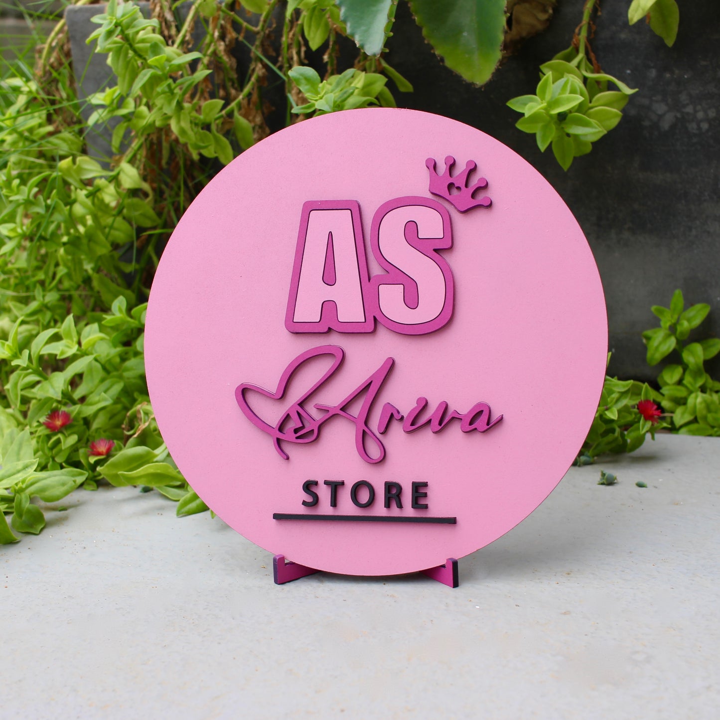 Hablador de MDF pintado